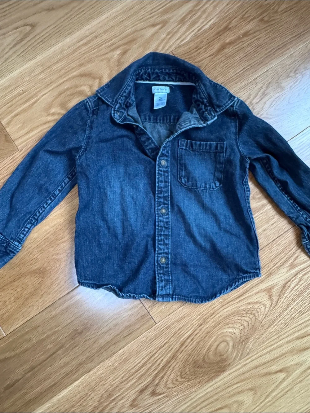 Carter's Dark Denim Button-Up Shirt